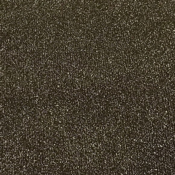 H&M Divided metallic silver dark gray long sleeve crewneck cropped sweater (M) - Picture 12 of 14